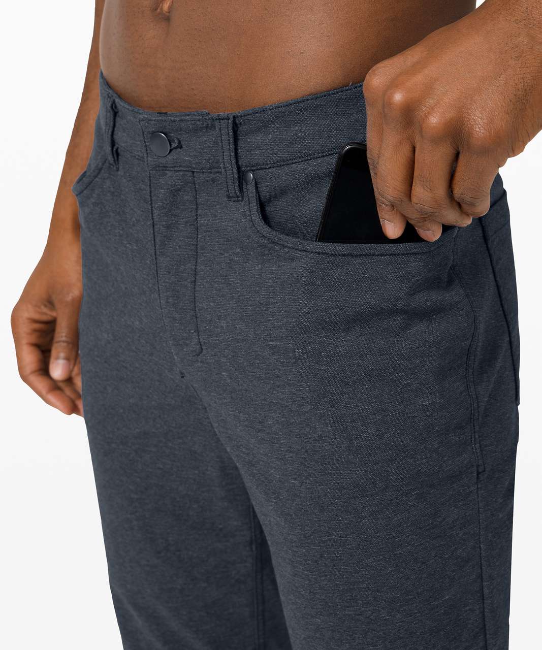 Lululemon ABC Pant Slim 34 L, Heathered Black Tech Canvas, 32 : :  Clothing, Shoes & Accessories