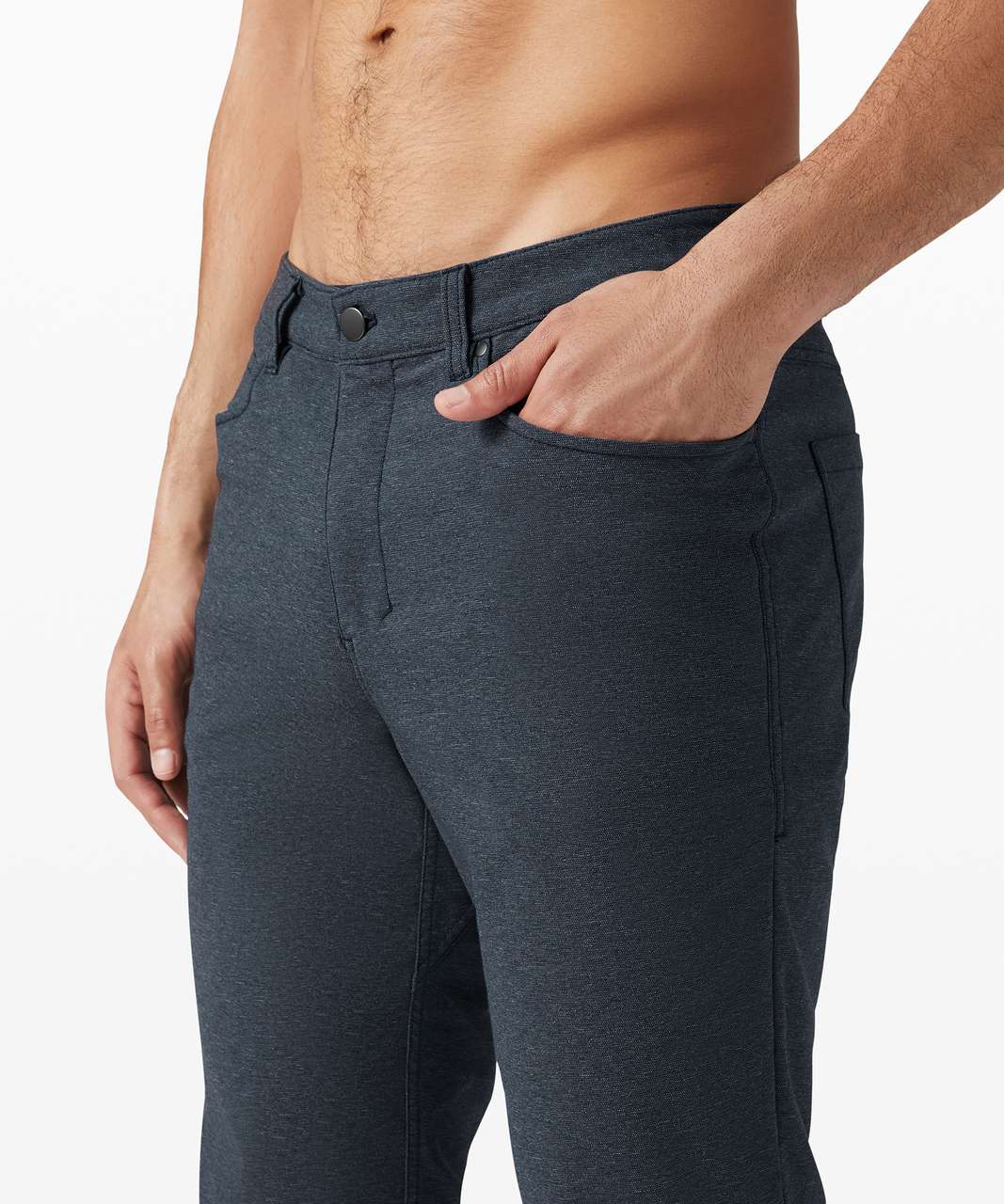 Lululemon ABC Pant Slim *Tech Canvas 32" - Heathered Deep Navy