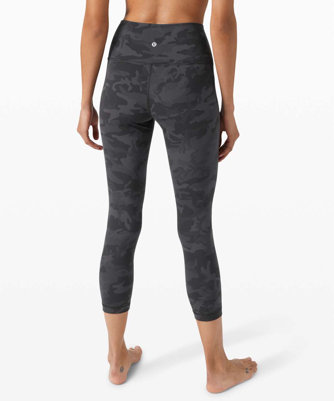 Lululemon Wunder Under Crop High-Rise *Full-On Luxtreme 23 - Incognito  Camo Multi Grey - lulu fanatics