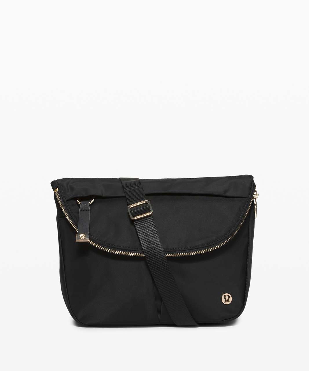 white and gold lululemon bag