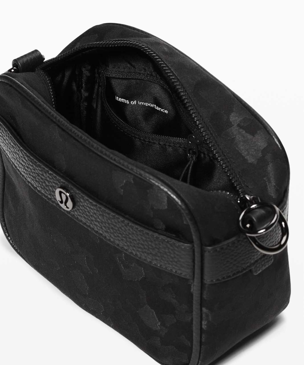 Lululemon Now and Always Crossbody Mini 3L - Fragment Camo Jacquard Black Deep Coal