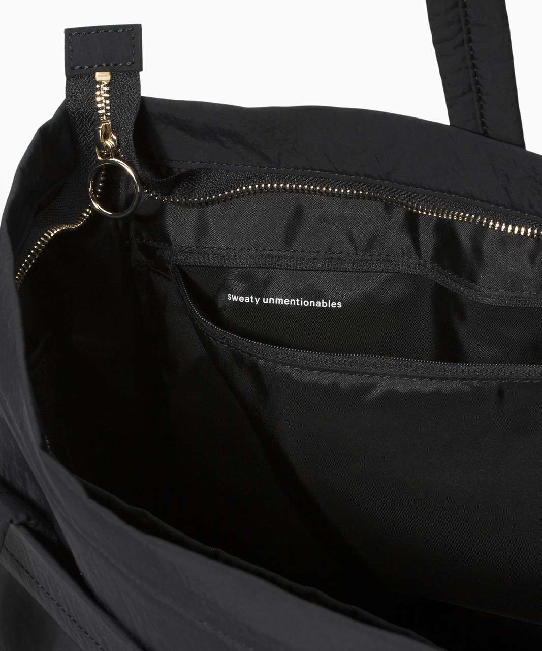 Lululemon On My Level Tote Large 15L - Black / Gold