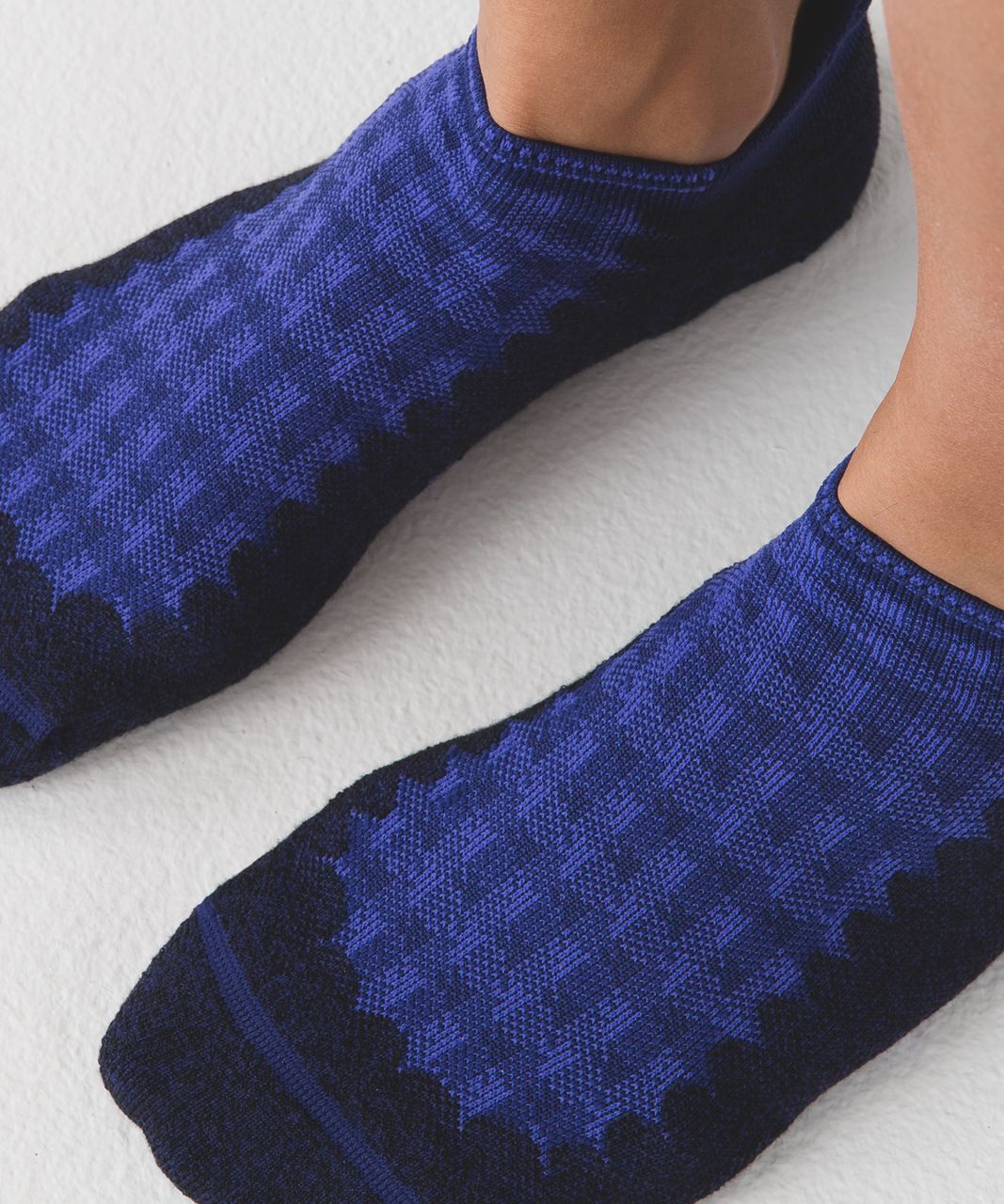 Lululemon Heels High Studio Sock - Emperor Blue / Black / Super Purple