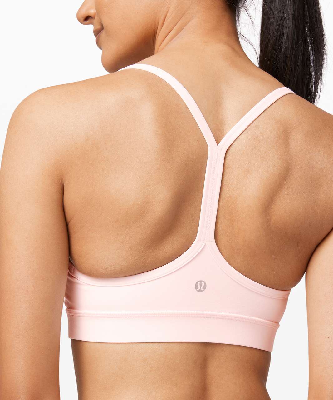 Lululemon Ruched Nulu Longline Yoga Bra *Light Support, B/C Cup - Pink  Peony - lulu fanatics