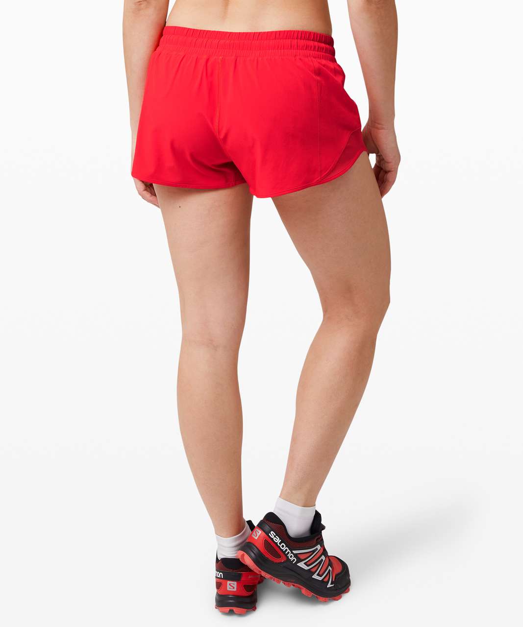 Lululemon Hotty Hot High-Rise Lined Short 4 - Carnation Red