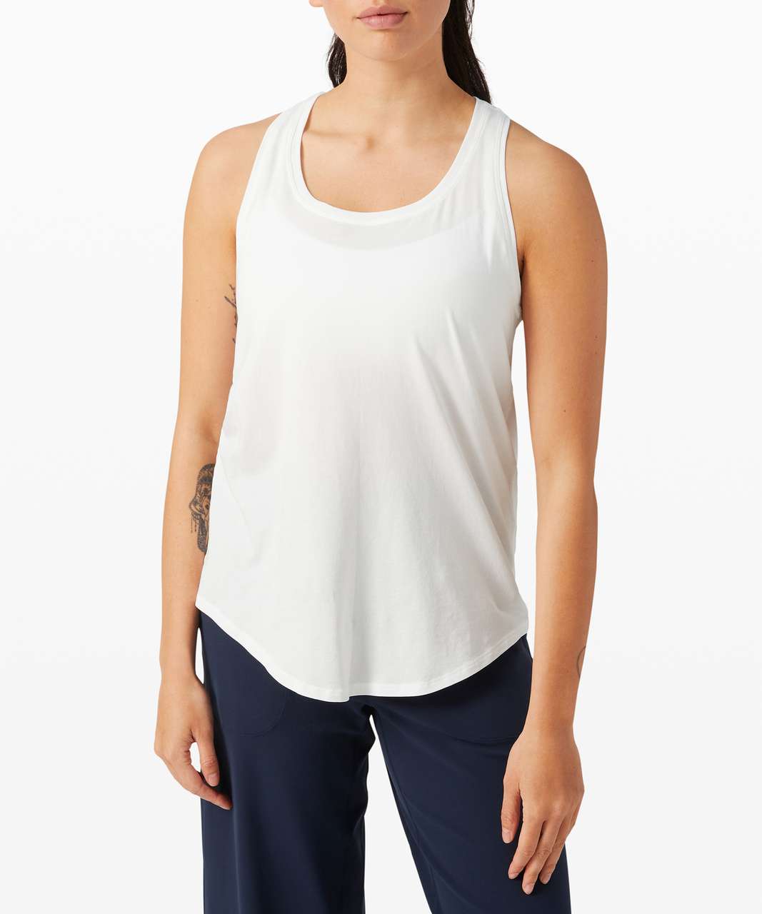 Lululemon Love Tank *Pleated - White (Fifth Release)