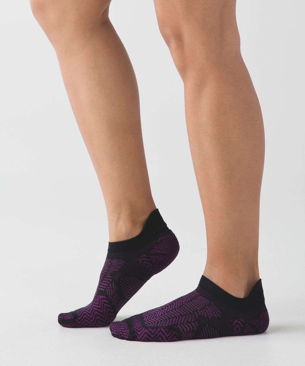 Lululemon Speed Sock *Silver - Black / Aurora / Moonlit Magenta