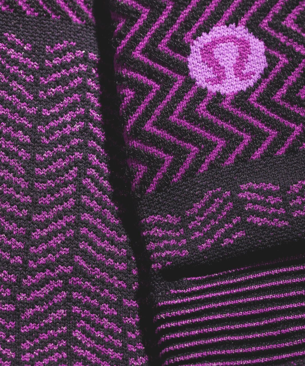 Lululemon Speed Sock *Silver - Black / Aurora / Moonlit Magenta