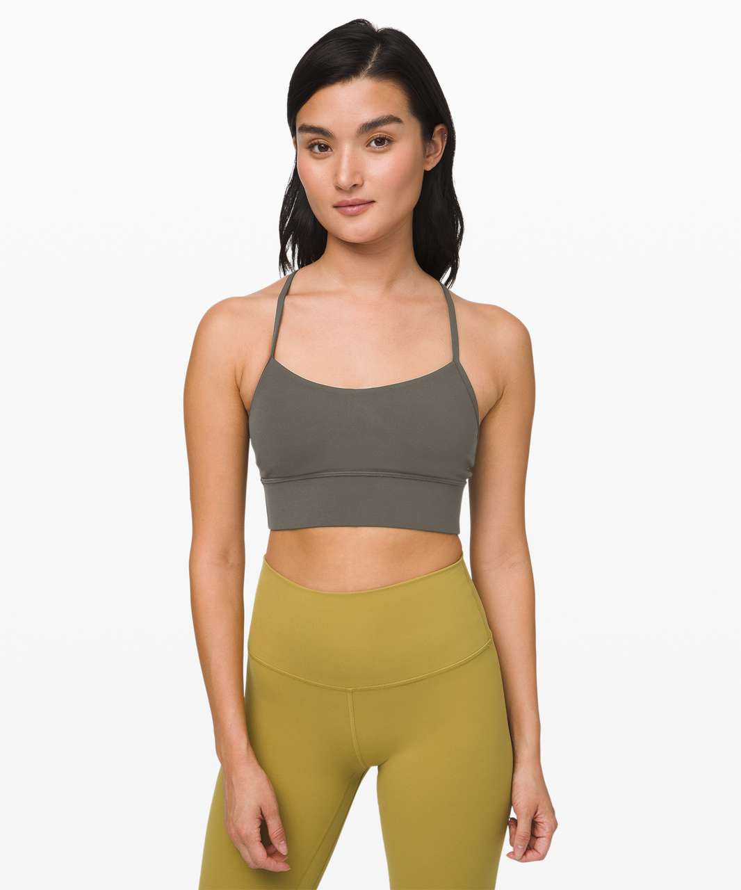 Lululemon Flow Y Bra Long Line Nulu *Light Support, B/C Cup (Online ...