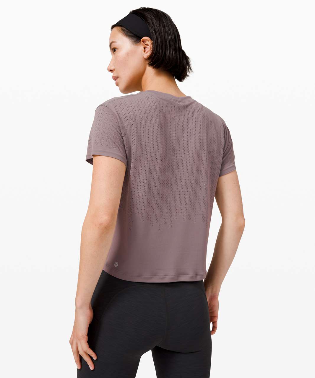 Lululemon Train to Be Short Sleeve - Lunar Rock / Lunar Rock - lulu fanatics