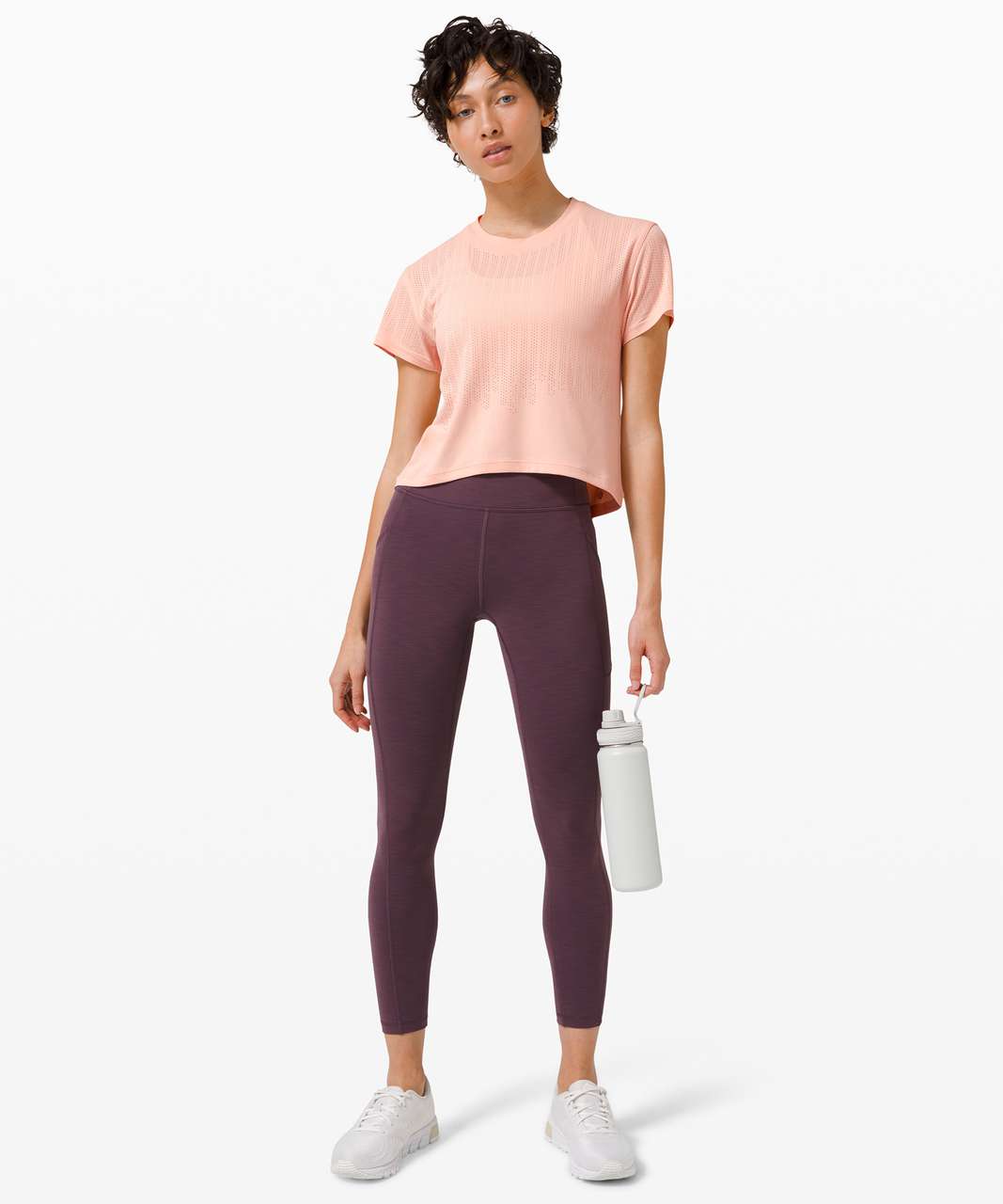 Lululemon Train to Be Short Sleeve - Ballet Slipper / Ballet Slipper ...