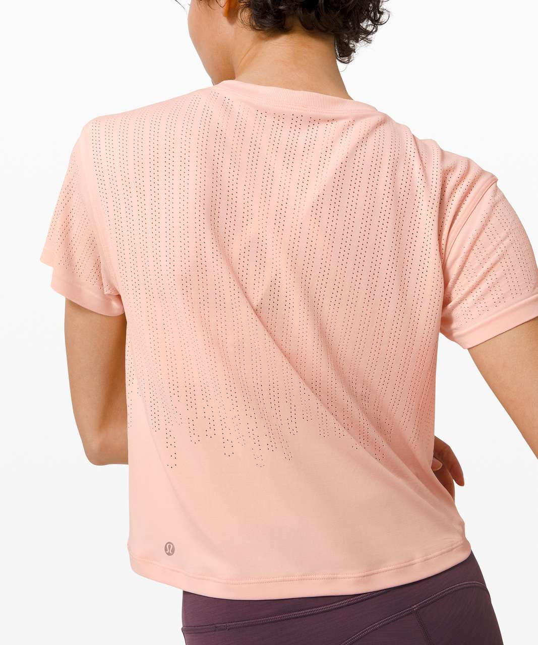 Lululemon Train to Be Short Sleeve - Ballet Slipper / Ballet Slipper