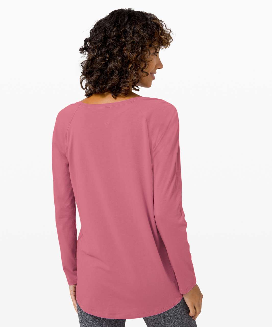 Lululemon Emerald Long Sleeve - Cherry Tint