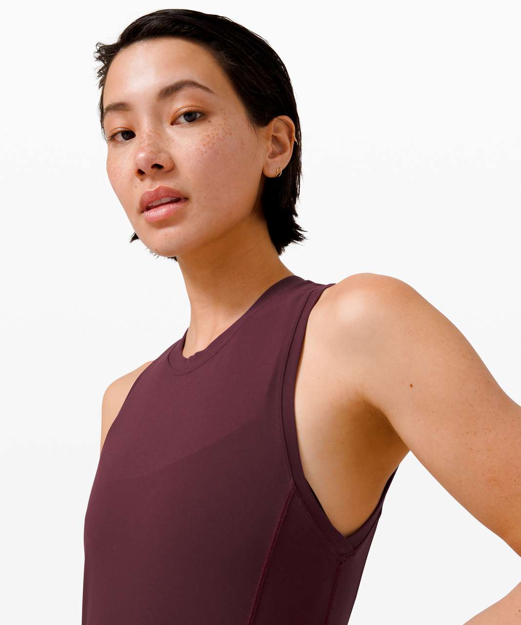 Lululemon All Aligned Midi Dress - Cassis