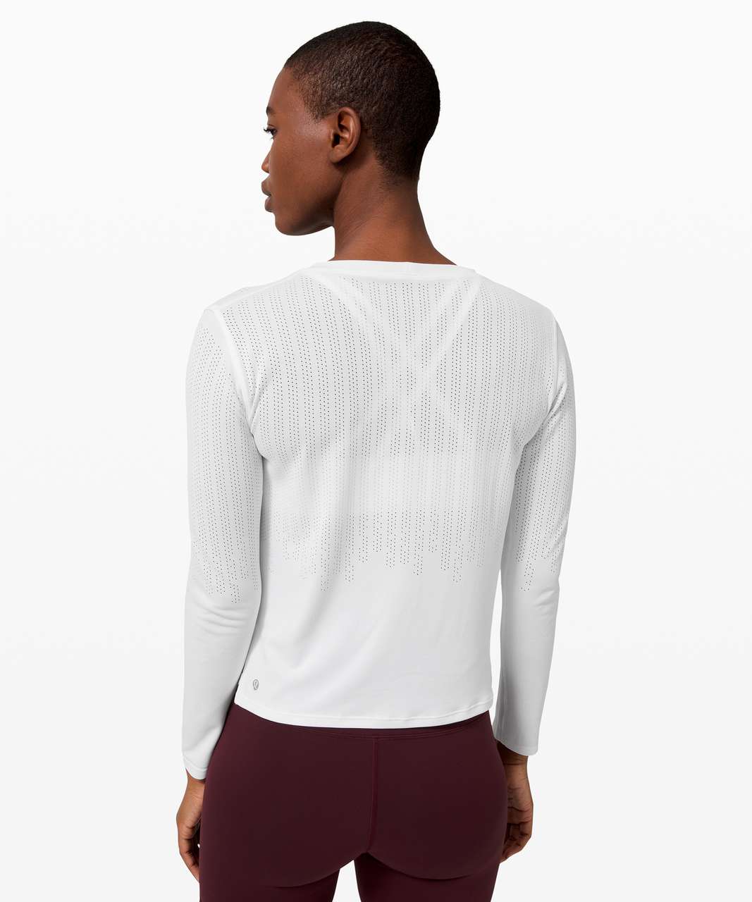 Lululemon Train to Be Long Sleeve - White / White