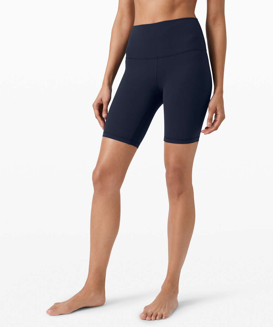 Lululemon Align Ribbed High-Rise Short 6 *Shine - Black - lulu fanatics