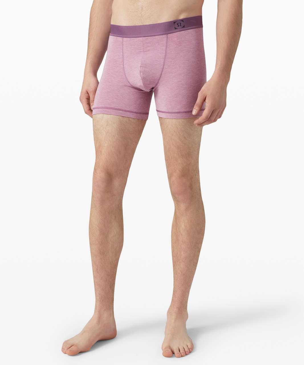 Lululemon Always In Motion Boxer *3 Pack 5" - Heathered Core Medium Grey / Iced Iris / Heathered Amethyst Velvet