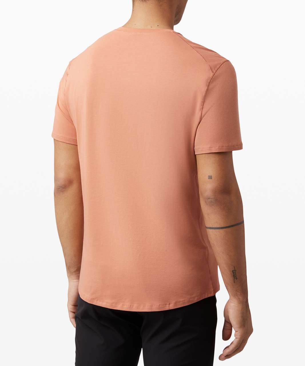 Lululemon 5 Year Basic Short Sleeve Henley - Sedona Sunset