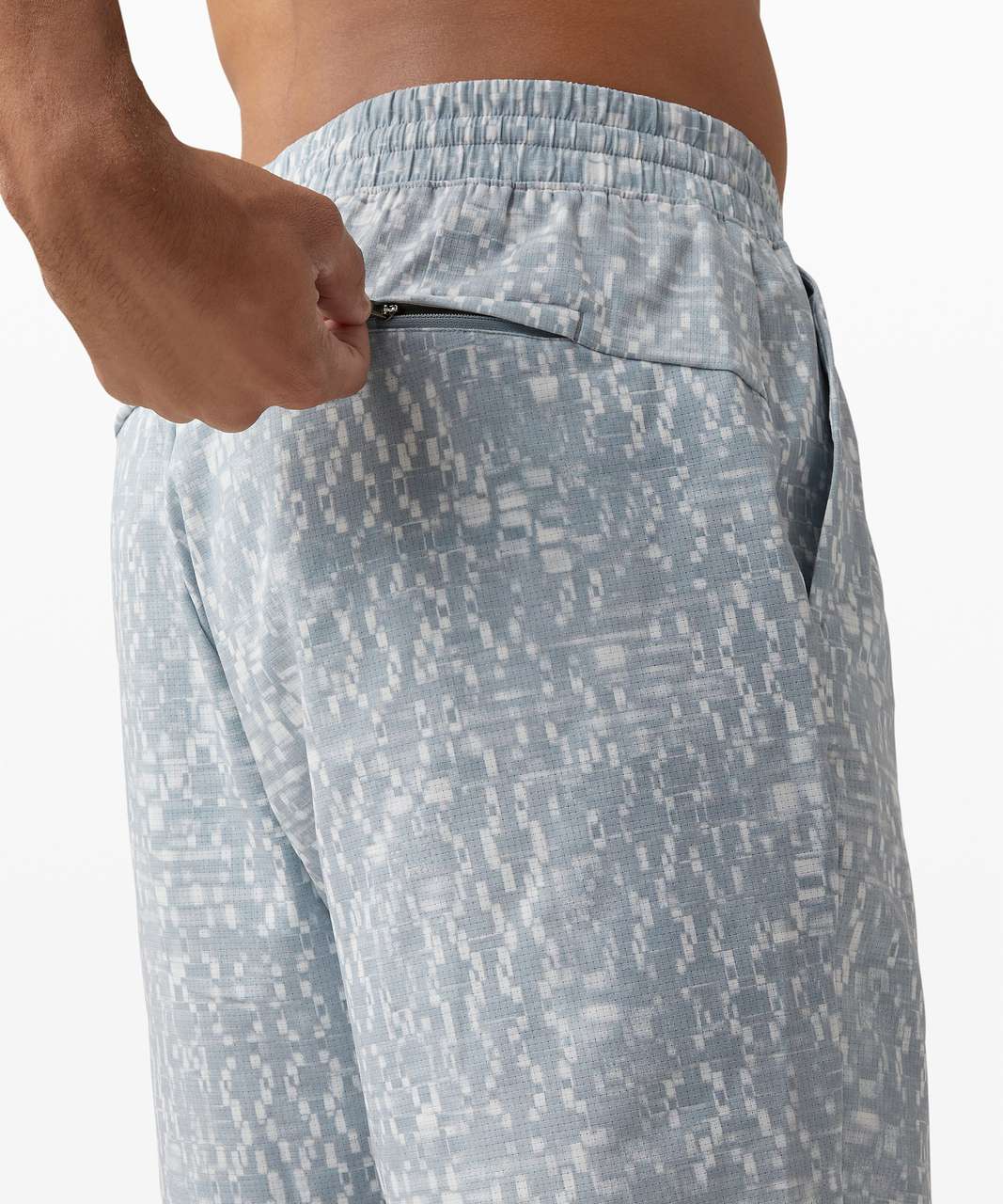 Lululemon Bowline Short 8" *Mesh - Super Structure Blue Cast Multi