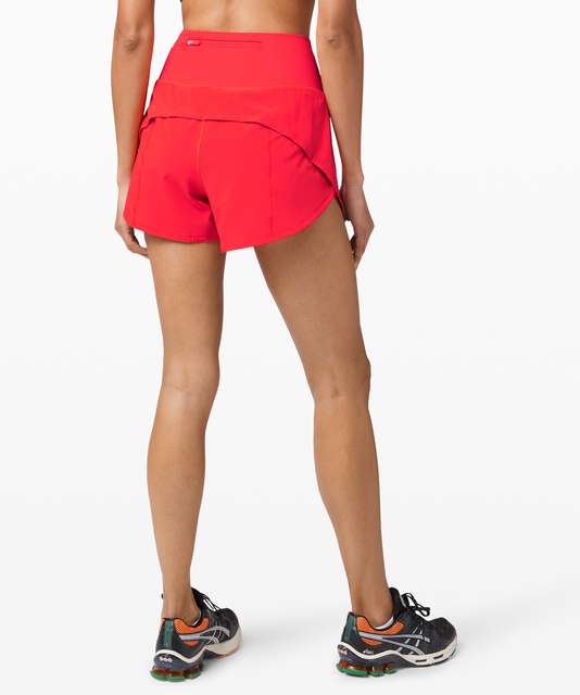 Lululemon Speed Up High-Rise Lined Short 4 - Magenta Purple - lulu fanatics