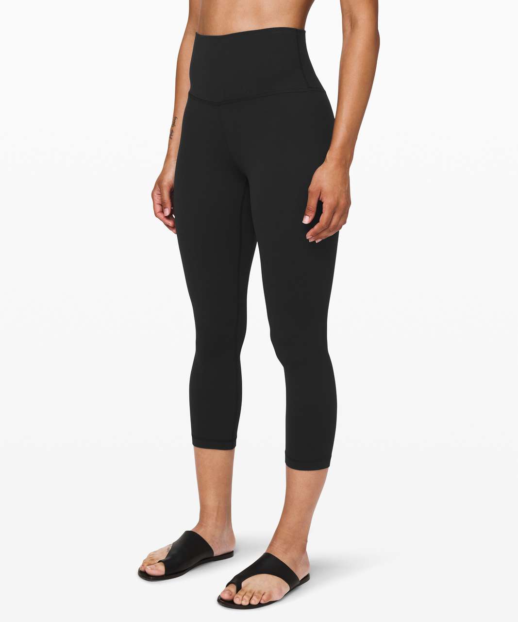 Lululemon Align Crop *21 Black Size 2 - $66 (74% Off Retail