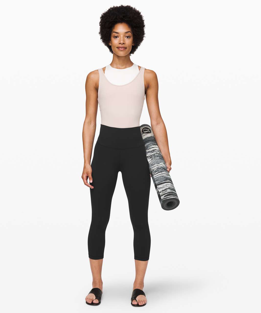 Lululemon Align Crop *21 - Black - lulu fanatics