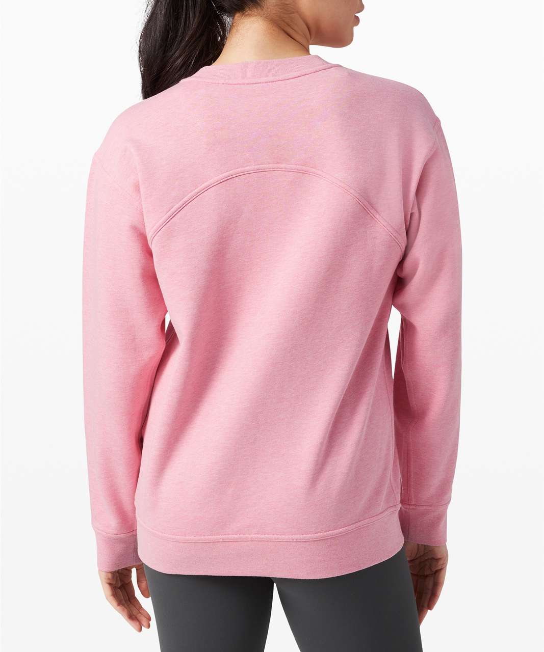 Lululemon All Yours Crew *Terry - Heathered Azalea Pink