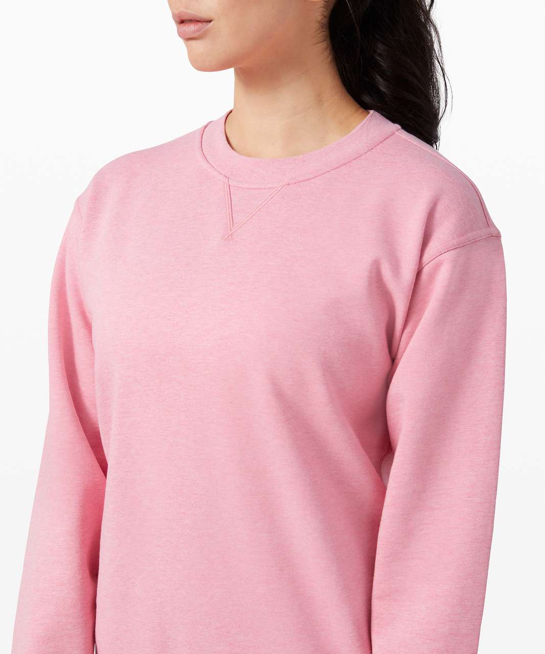 Sweatshirt Lululemon Pink size 12 US in Cotton - 41119833