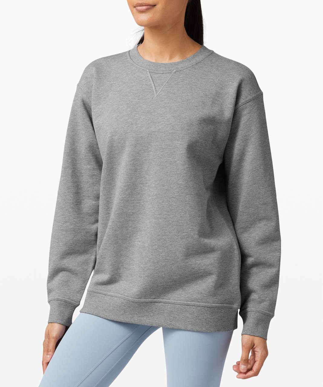 Lululemon All Yours Crew *Terry - Heathered Core Medium Grey