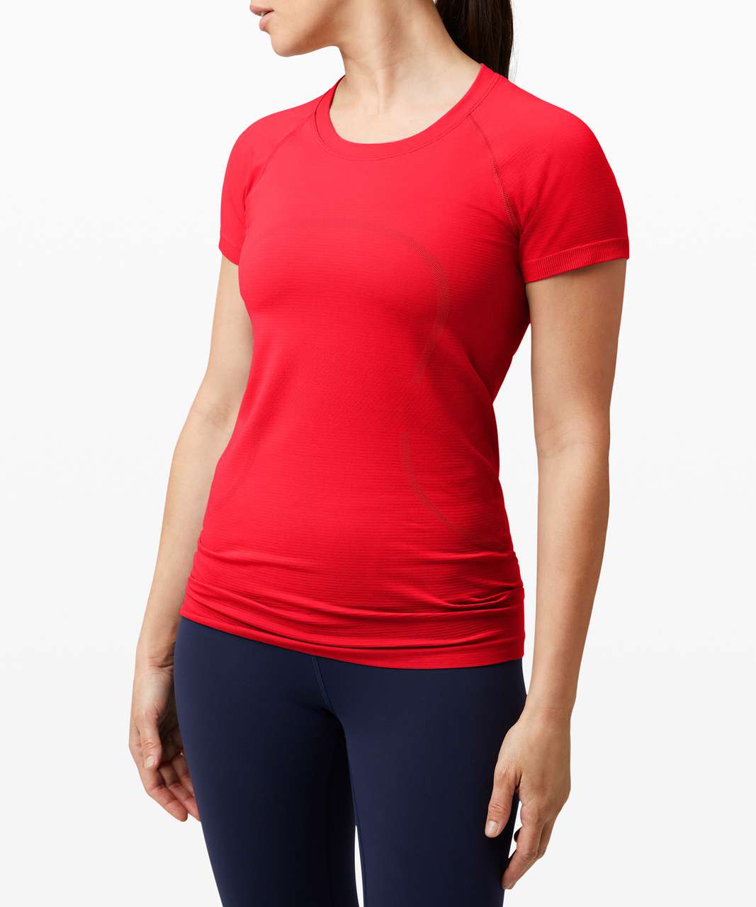 Lululemon New Year Swiftly Tech Long Sleeve Shirt 2.0 - Dark Red / Dark Red  - lulu fanatics