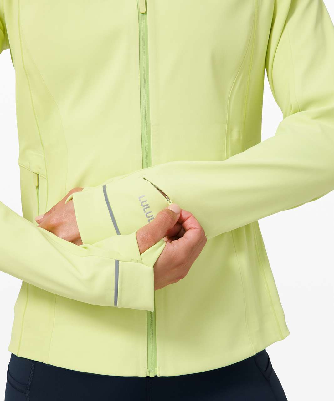 Lululemon Cross Chill Jacket In Yellow