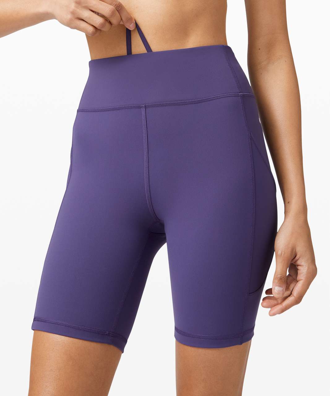 Lululemon Invigorate High-Rise Short 10 - Midnight Orchid - lulu