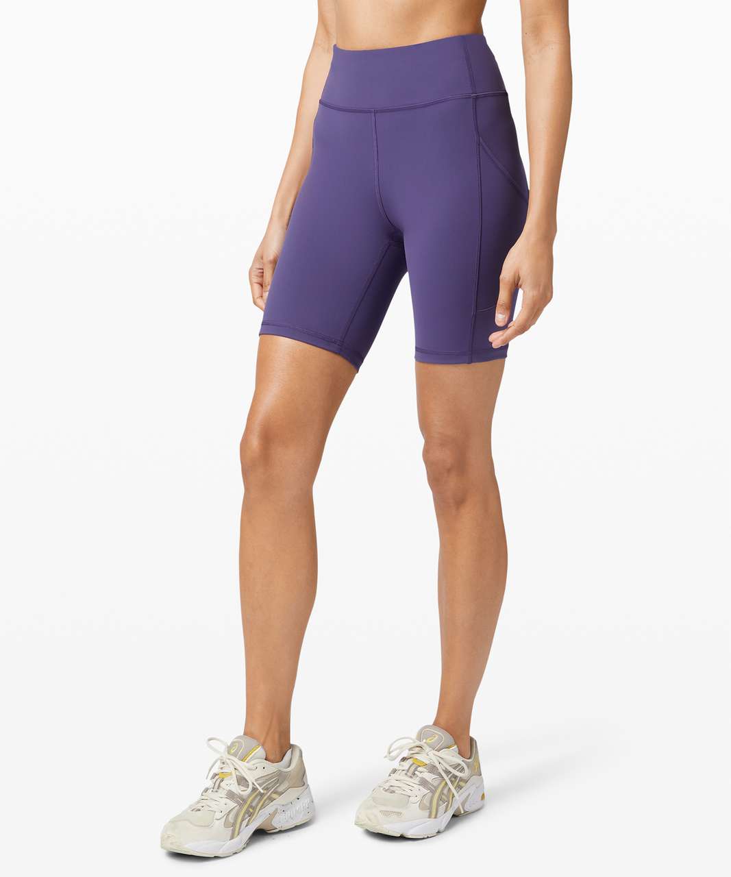 Lululemon Invigorate High Rise Short 8" - Midnight Orchid