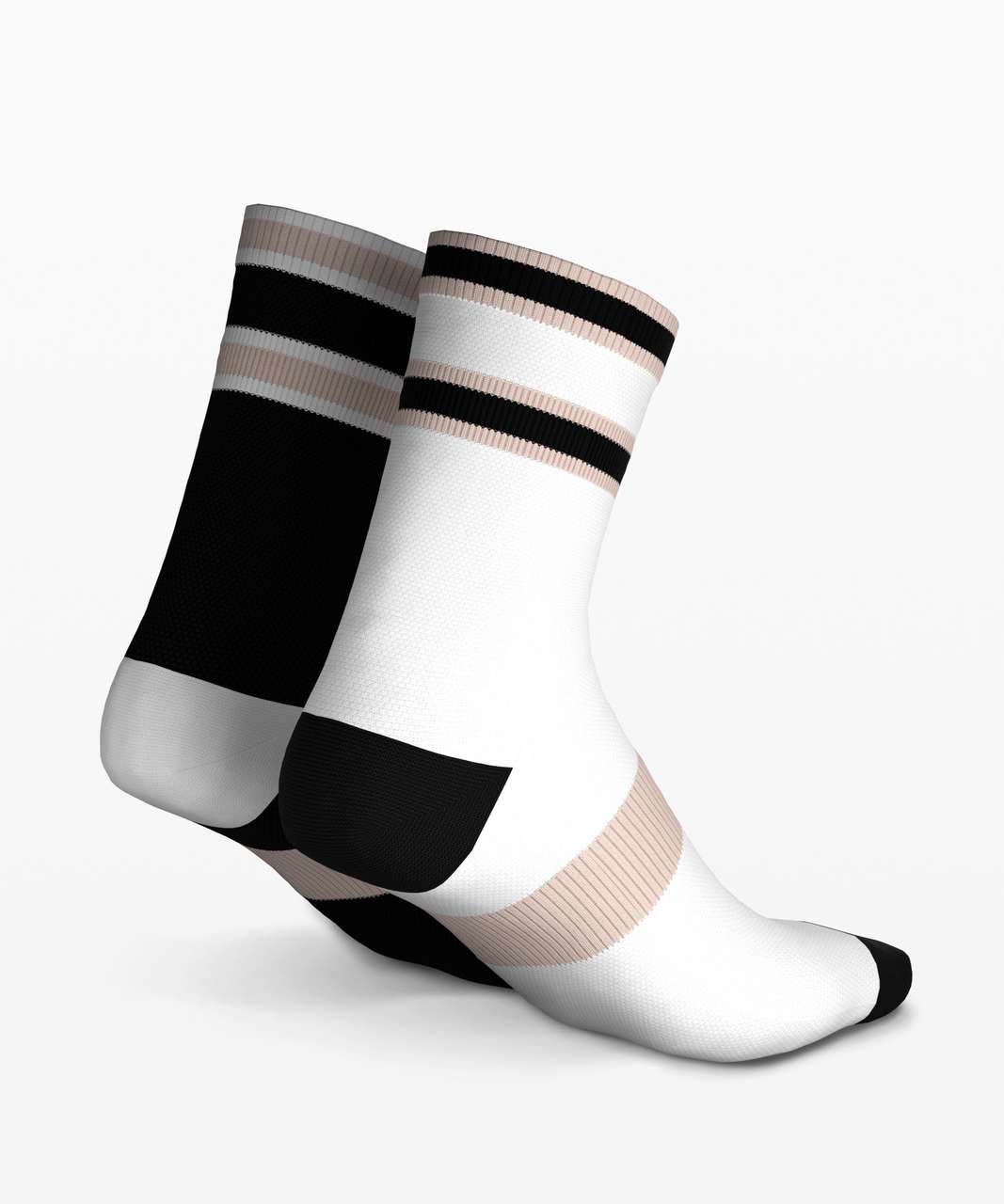 Lululemon Tale To Tell Quarter Sock *2 Pack - White / Black / Dune