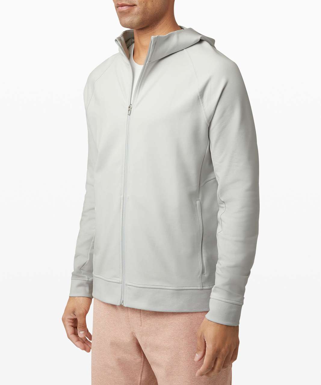 Lululemon City Sweat Zip Hoodie - Heathered Ultra Light Grey