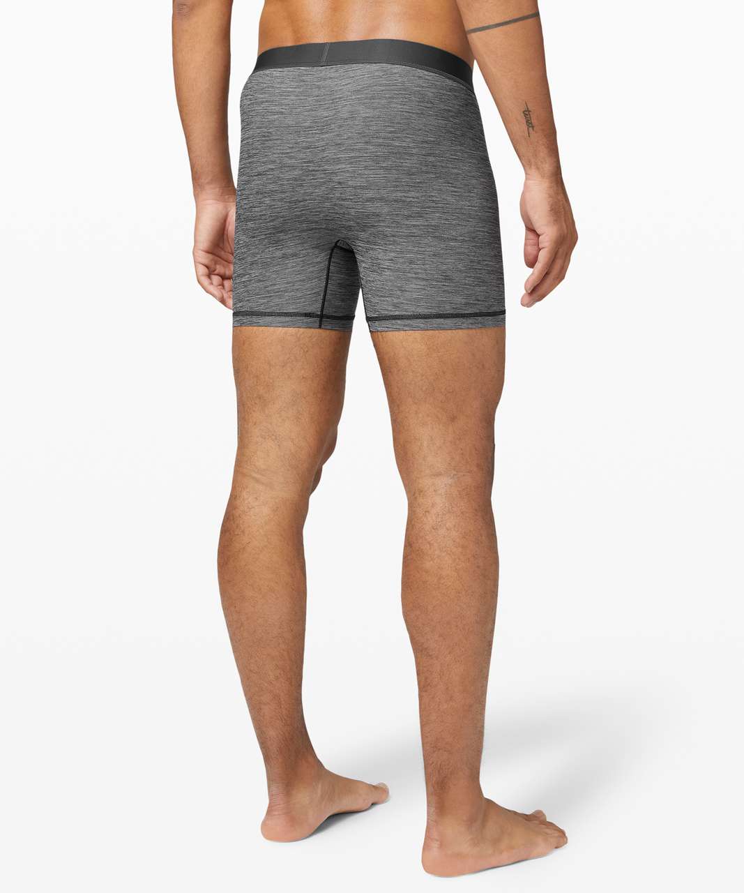 Lululemon License to Train Boxer *5" - Heathered Black / Graphite Grey