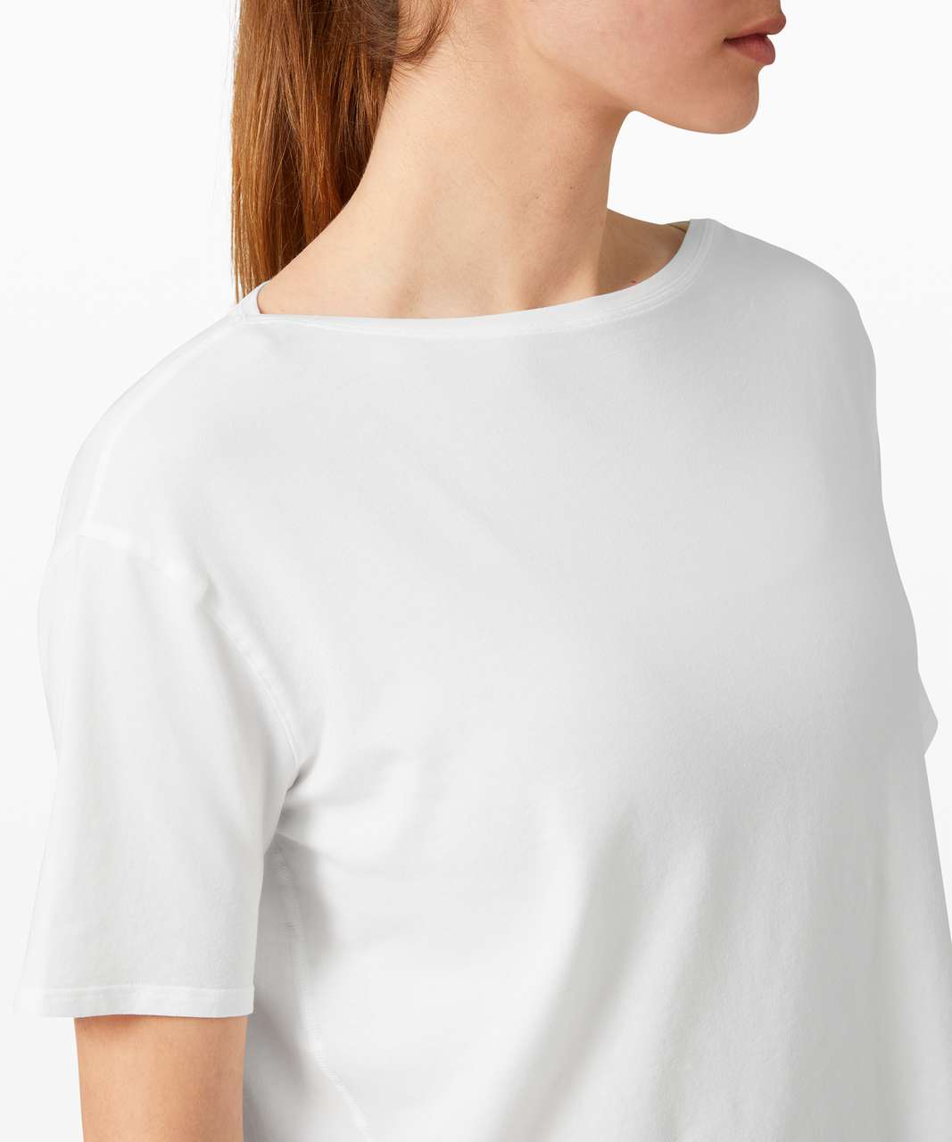 Lululemon Back In Action Short Sleeve - White