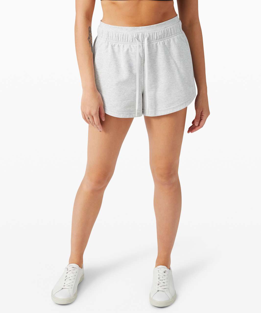 Lululemon Inner Glow Short 3" *Terry - Heathered Core Ultra Light Grey