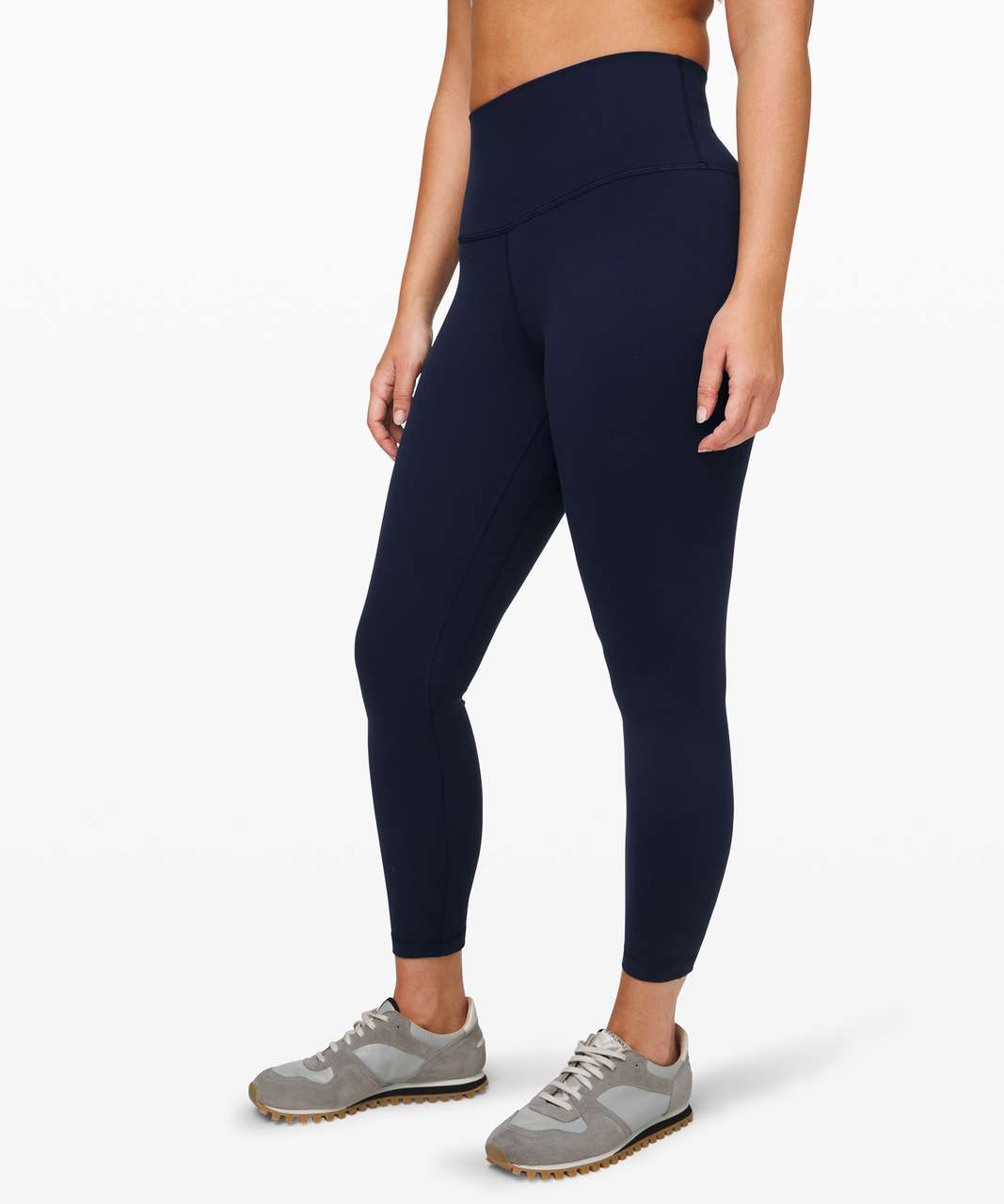 Lululemon Align High-Rise Ruched Waist Pant 25 - True Navy - lulu fanatics