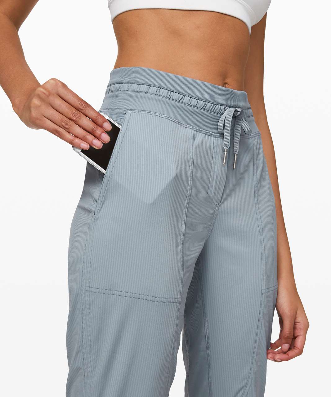 Lululemon DANCE STUDIO CROP PANTS 25-Inch Inseam Baby Blue Size 6