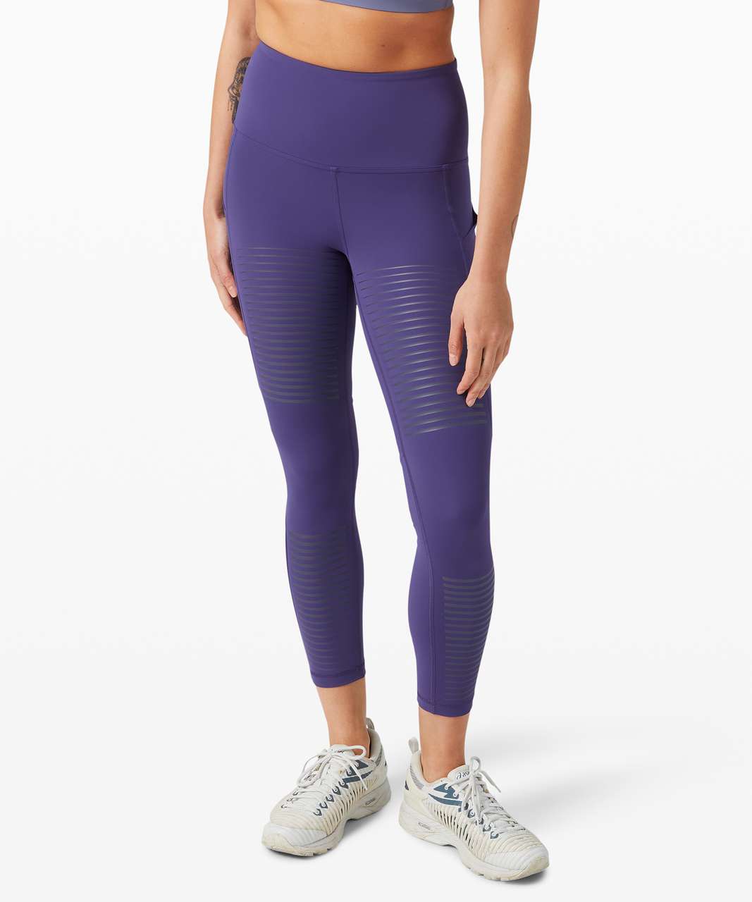 Lululemon Wunder Train High-Rise Tight 25 - Midnight Orchid - lulu fanatics