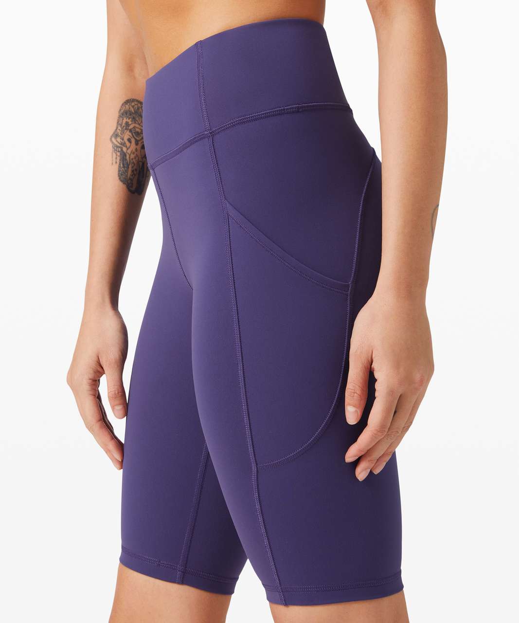 Lululemon Invigorate High-Rise Short 10" - Midnight Orchid