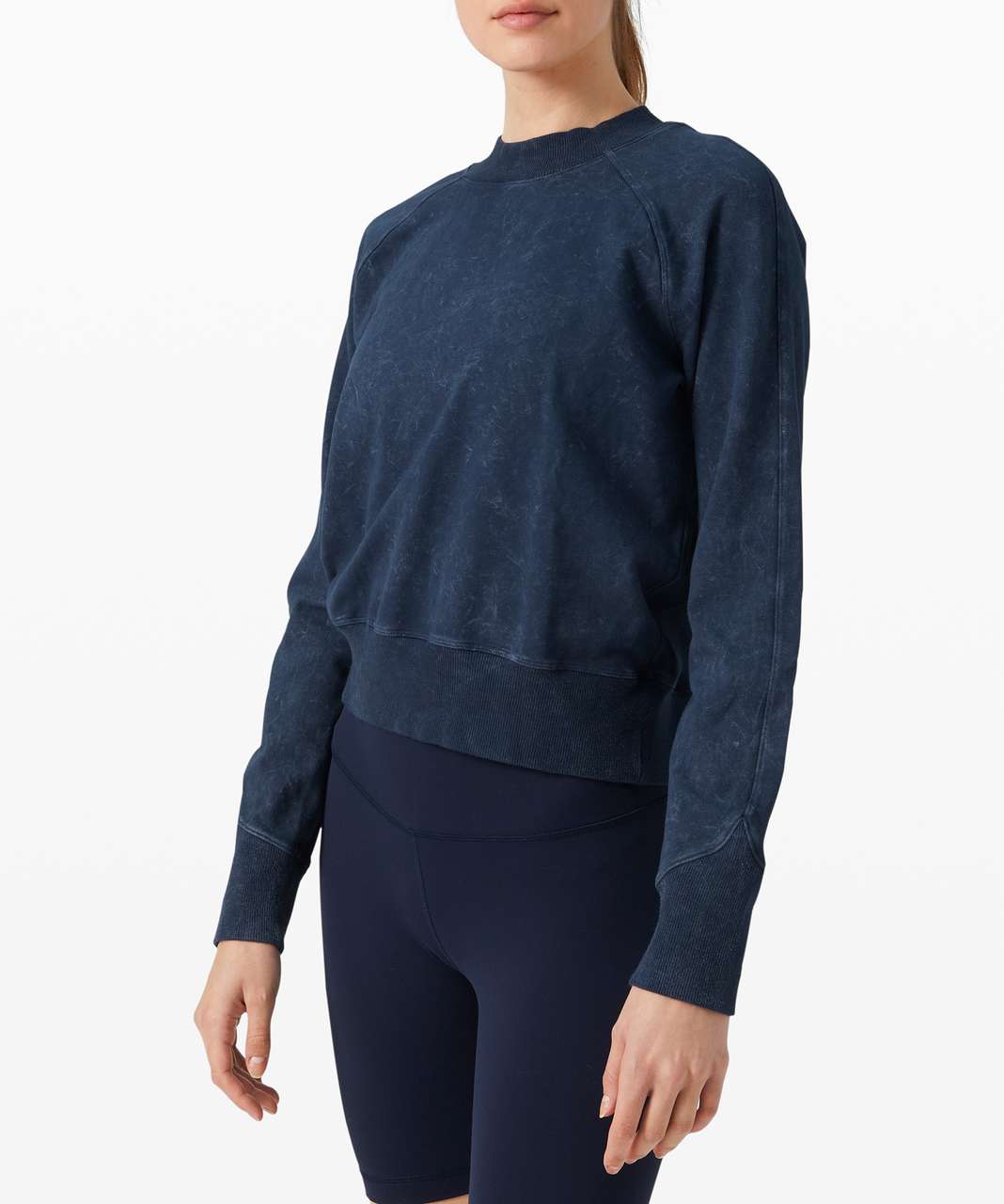 Lululemon Ready to Roll Crew *Dye - Acid Rubber Dye True Navy