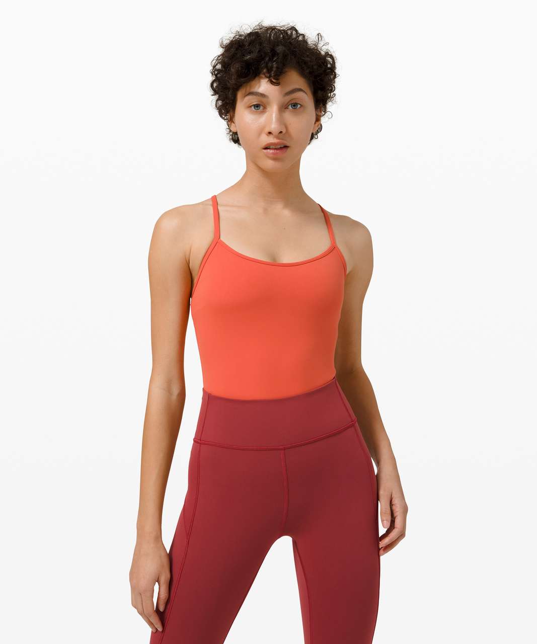 Lululemon Power Y Bodysuit *Nulu - Brick