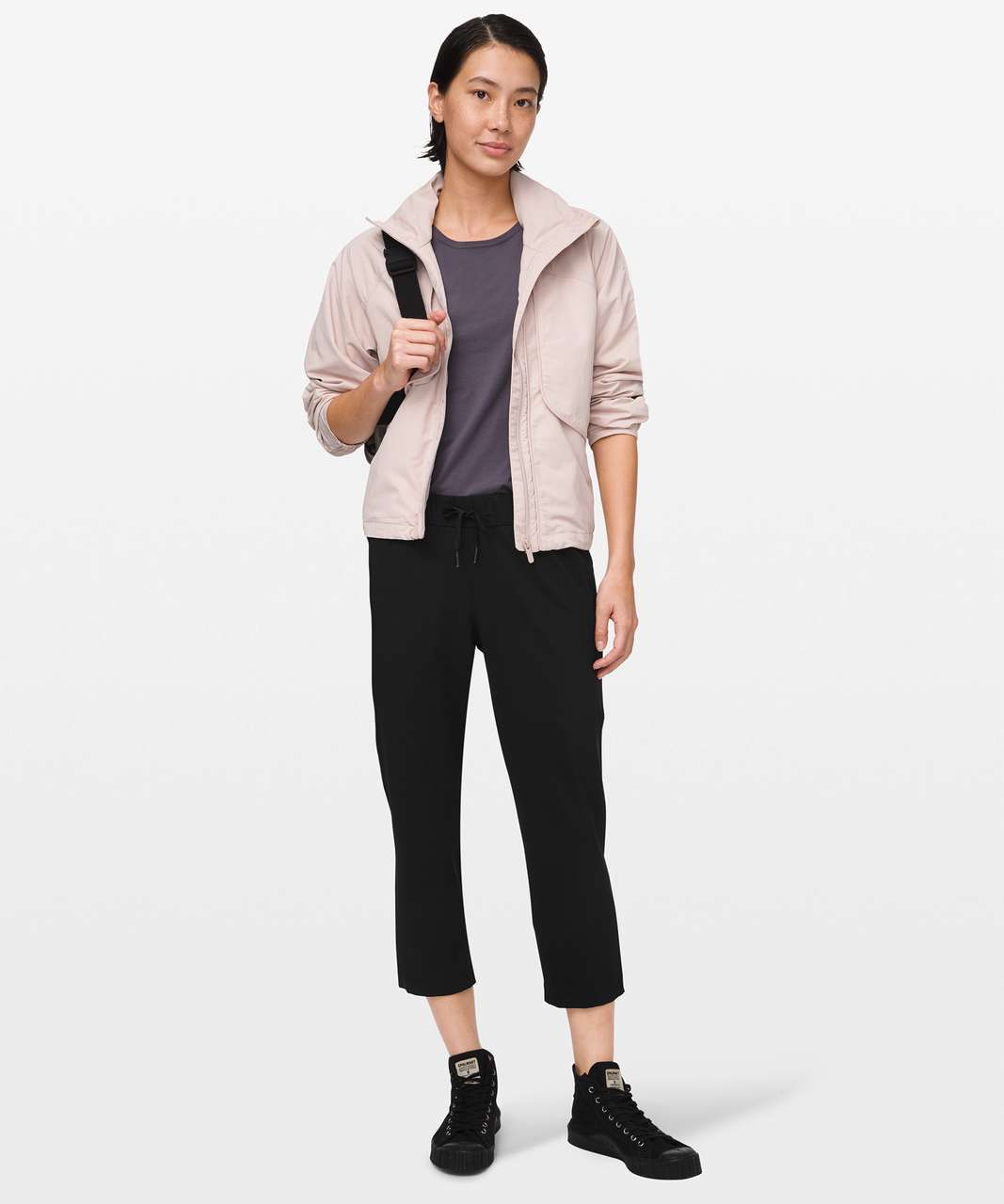 Lululemon On The Fly Crop *23 - Black (Second Release) - lulu