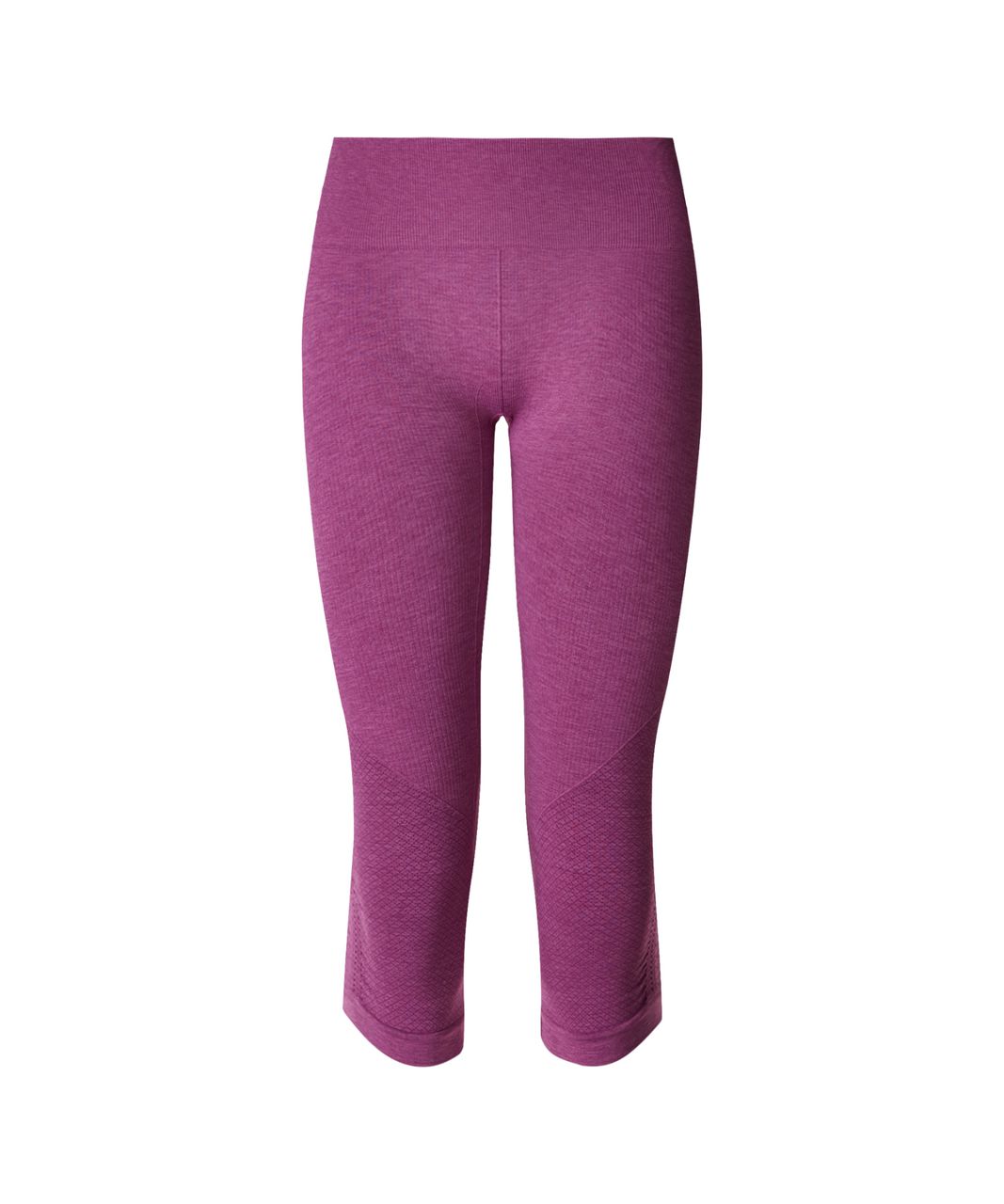 lululemon athletica, Pants & Jumpsuits, Lululemon In The Flow Crop Ii Seamless  Leggings Purple Eggplant Size 6