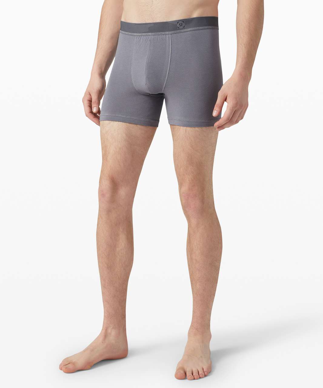 Lululemon Always in Motion Boxer Mesh - Asphalt Grey