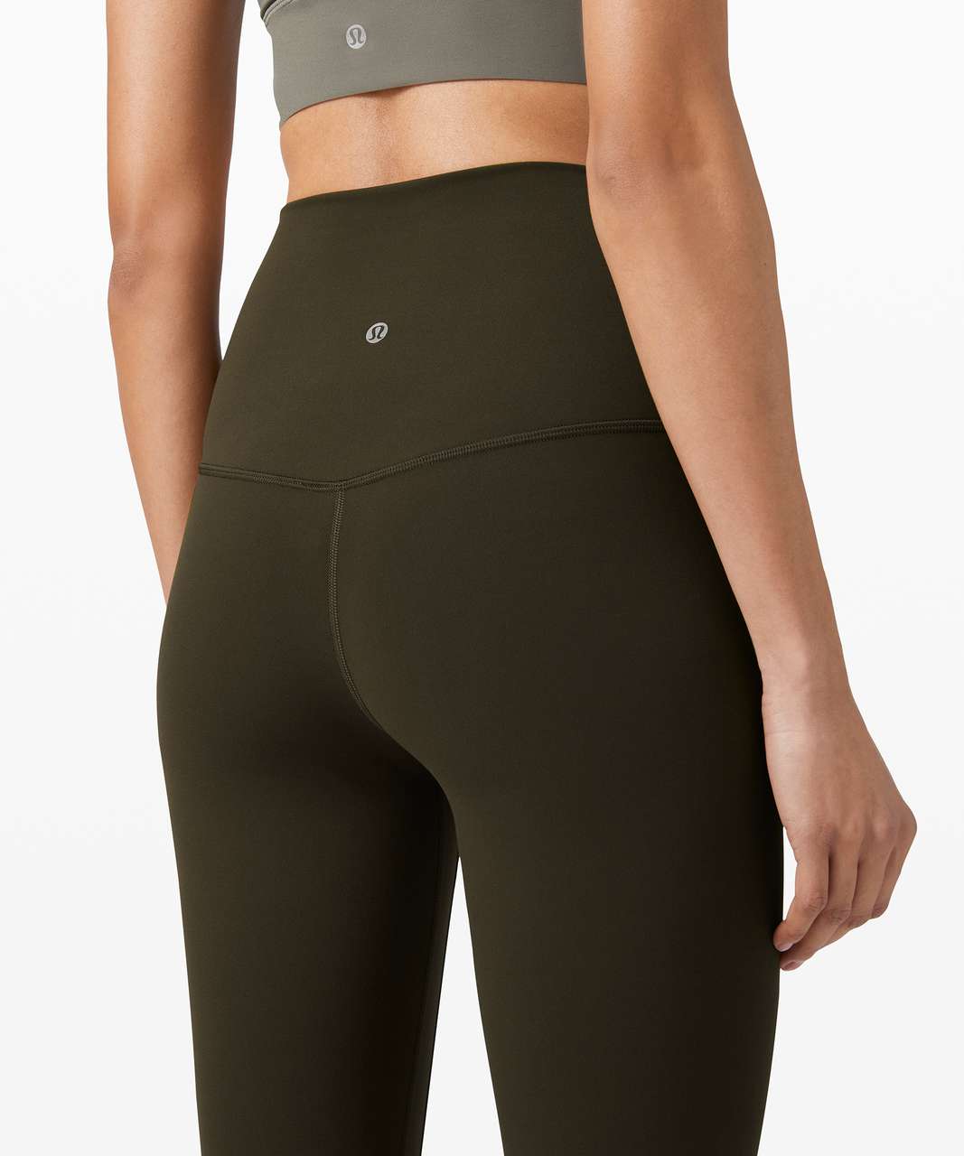 ❤️ NWT Lululemon Align Crop HR 23- Size 4 Green Twill Green