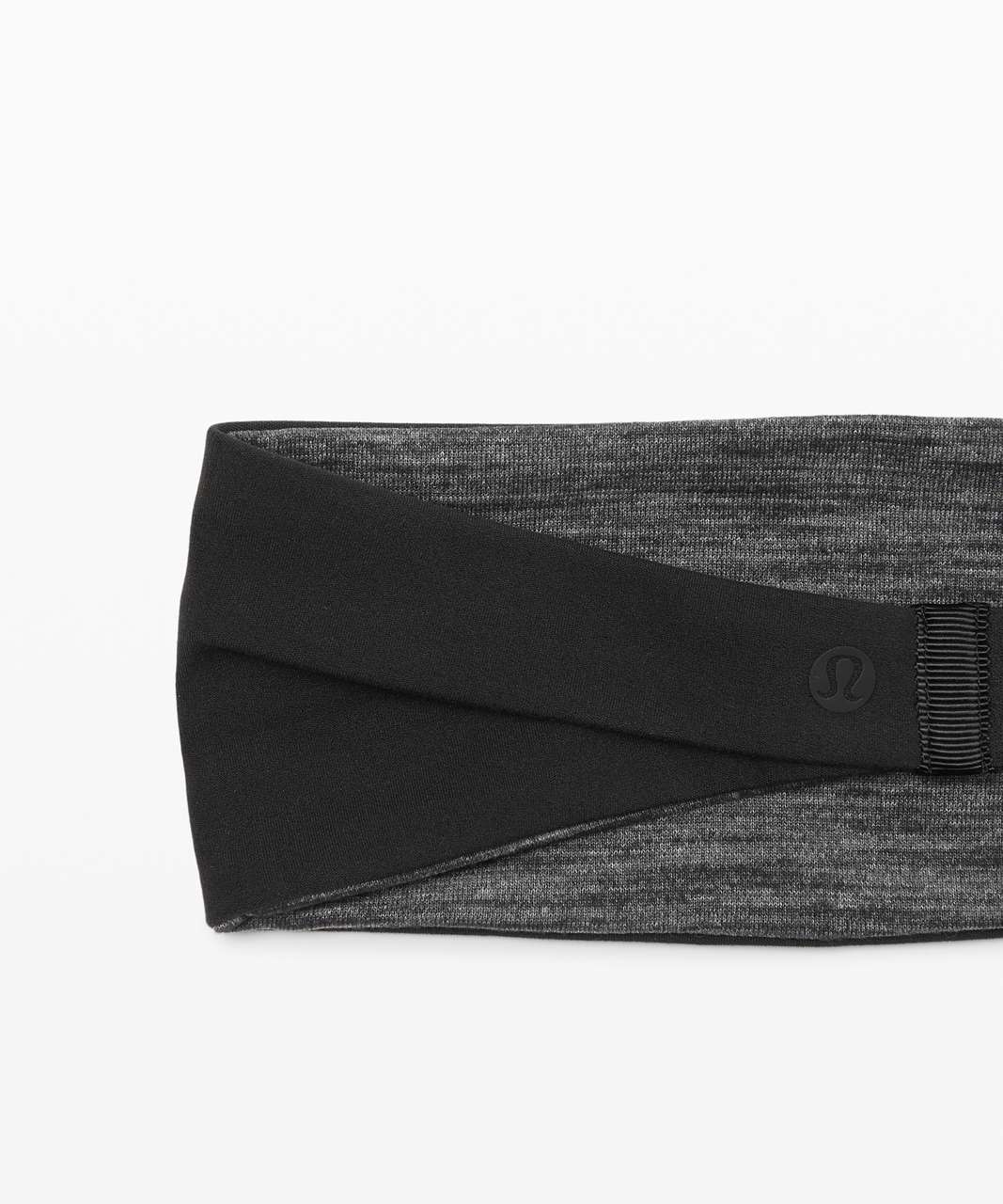 Lululemon Fringe Fighter Headband - Black / Heathered Black