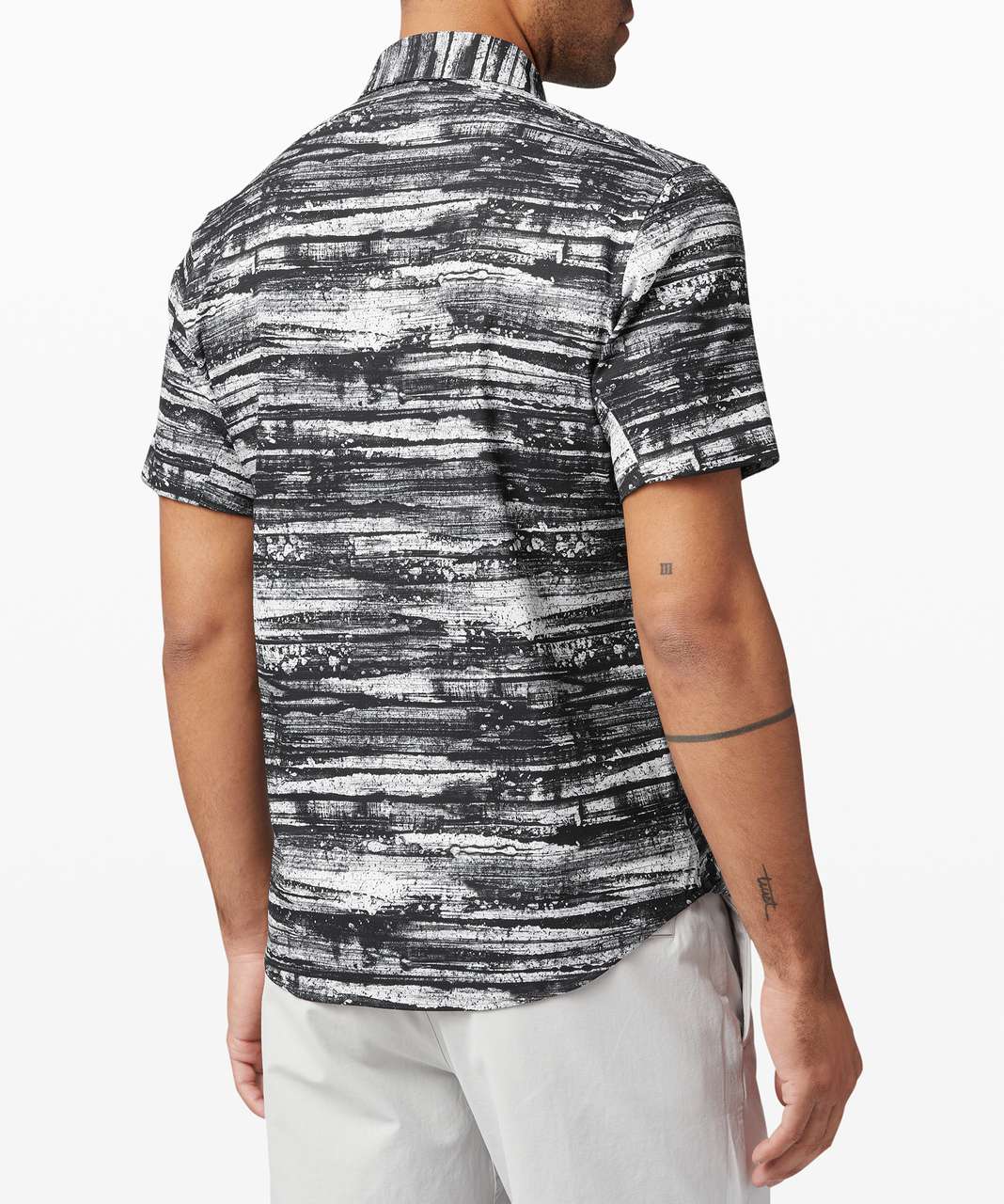 Lululemon Airing Easy Short Sleeve Shirt - Ocean Vista Alpine White